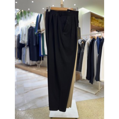 5 Pileli Şalvar Pantolon Siyah